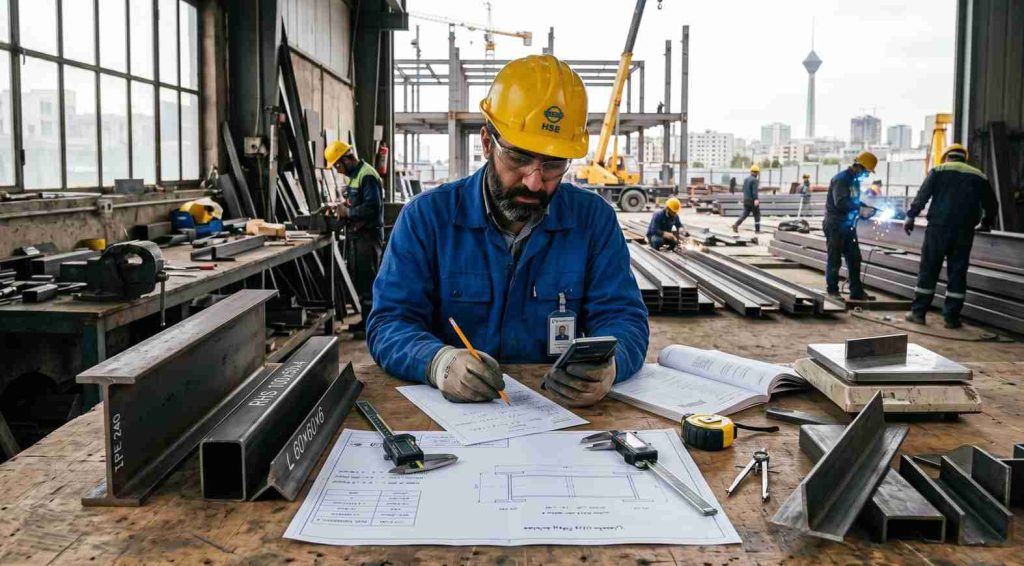 نحوه محاسبه وزن پروفیل ساختمانی